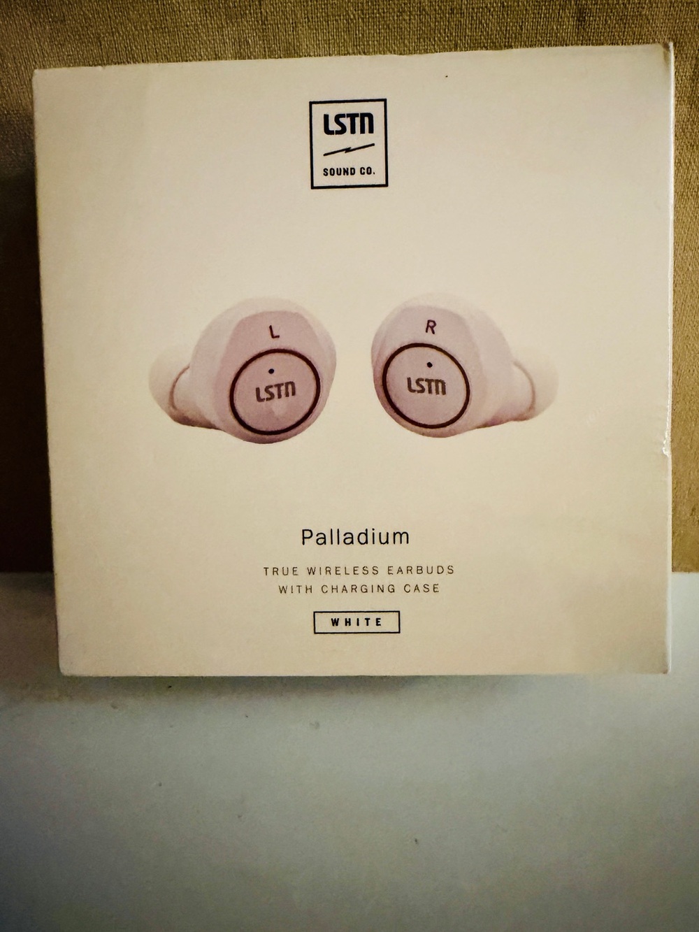 LSTN Sound Co. Pallsium True Wireless Earbuds White NIB